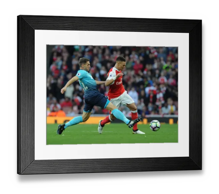 Framed Print : Intense Battle: Kieran Gibbs vs Angel Rangel - Arsenal vs Swansea City (2016-17) Premier League Framed Print : Intense Battle: Kieran Gibbs vs Angel Rangel - Arsenal vs Swansea City (2016-17) Premier League
