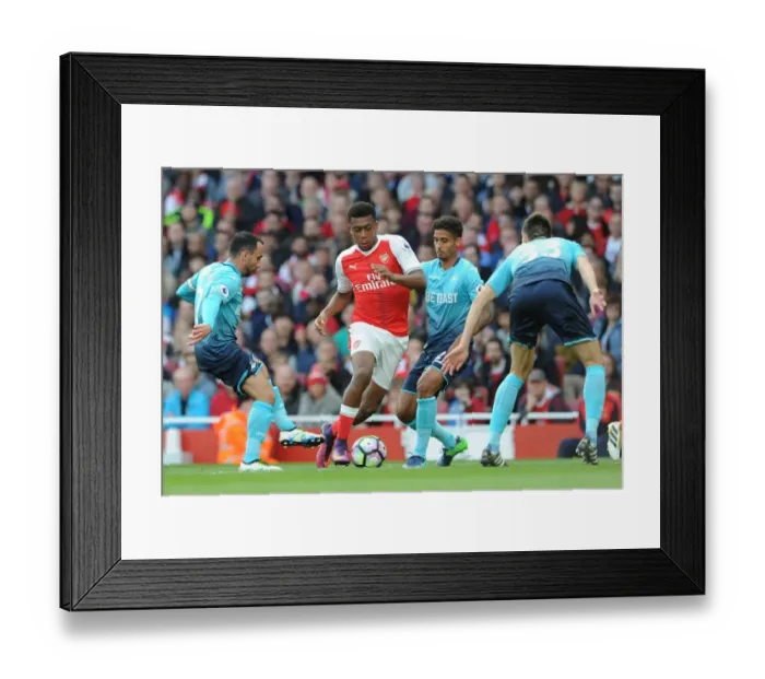 Framed Print : Intense Showdown: Iwobi vs Britton & Naughton - Arsenal vs Swansea, October 2016 Framed Print : Intense Showdown: Iwobi vs Britton & Naughton - Arsenal vs Swansea, October 2016