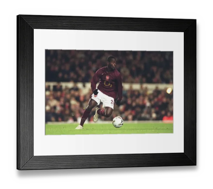 Framed Print : Quincy Owusu-Abeyie (Arsenal). Arsenal 3: 0 Reading