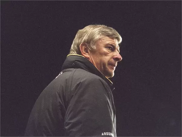 Arsene Wenger Celebrates Arsenal's 3:0 Carling League Cup Victory over Reading at Highbury, 2005