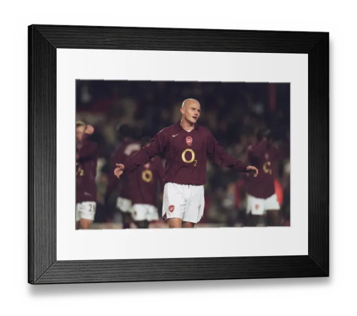 Framed Print : Pascal Cygan (Arsenal) after the match. Arsenal 3: 0 Reading Framed Print : Pascal Cygan (Arsenal) after the match. Arsenal 3: 0 Reading