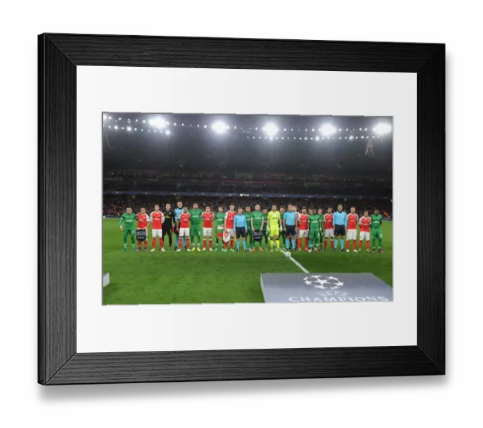 Framed Print : Arsenal vs Ludogorets: UEFA Champions League Showdown at Emirates Stadium Framed Print : Arsenal vs Ludogorets: UEFA Champions League Showdown at Emirates Stadium