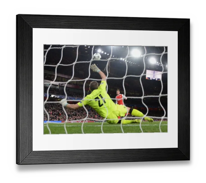 Framed Print : Mesut Ozil Scores Double: Arsenal FC Dominates PFC Ludogorets Razgrad in UEFA Champions League Framed Print : Mesut Ozil Scores Double: Arsenal FC Dominates PFC Ludogorets Razgrad in UEFA Champions League
