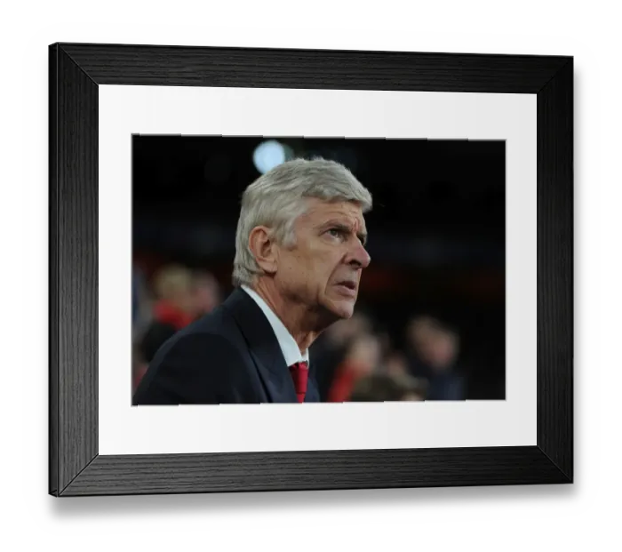 Framed Print : Arsene Wenger Before Arsenal vs Ludogorets Champions League Match, 2016 Framed Print : Arsene Wenger Before Arsenal vs Ludogorets Champions League Match, 2016