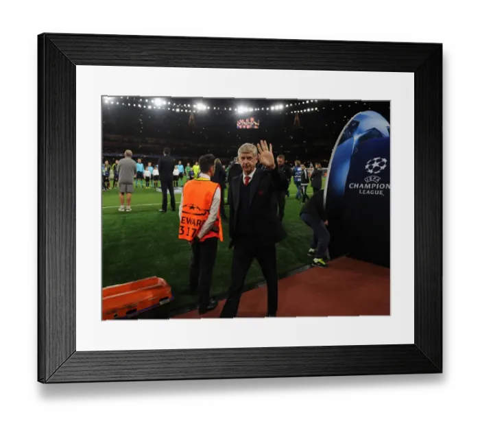 Framed Print : Arsene Wenger: Arsenal Manager Before Champions League Clash vs Ludogorets, Emirates Stadium, 2016 Framed Print : Arsene Wenger: Arsenal Manager Before Champions League Clash vs Ludogorets, Emirates Stadium, 2016