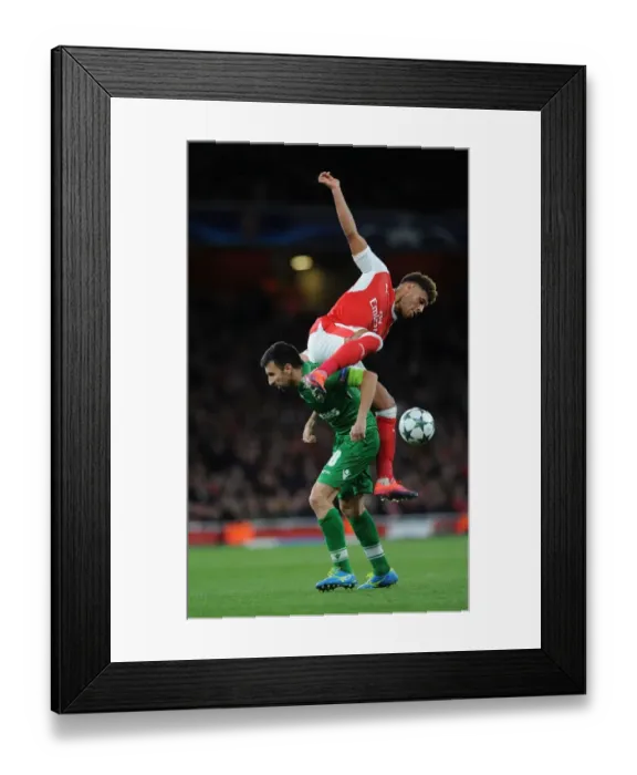 Framed Print : Arsenal vs Ludogorets: Oxlade-Chamberlain Faces Off in 2016-17 Champions League Clash Framed Print : Arsenal vs Ludogorets: Oxlade-Chamberlain Faces Off in 2016-17 Champions League Clash