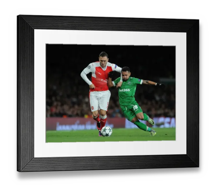 Framed Print : Arsenal vs Ludogorets: A Battle between Lucas Perez and Wanderson in the 2016-17 Champions League Framed Print : Arsenal vs Ludogorets: A Battle between Lucas Perez and Wanderson in the 2016-17 Champions League