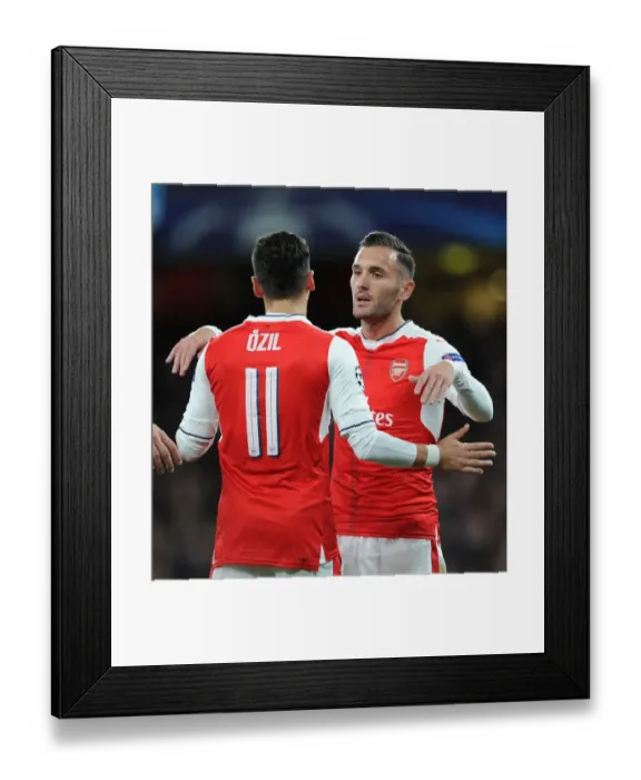 Framed Print : Mesut Ozil's Hat-Trick: Arsenal Crushes Ludogorets 6-0 in Champions League Framed Print : Mesut Ozil's Hat-Trick: Arsenal Crushes Ludogorets 6-0 in Champions League