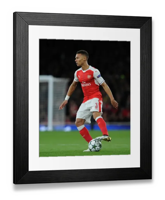 Framed Print : Arsenal's Kieran Gibbs in Action during the 2016-17 UEFA Champions League Match against Ludogorets at Emirates Stadium Framed Print : Arsenal's Kieran Gibbs in Action during the 2016-17 UEFA Champions League Match against Ludogorets at Emirates Stadium