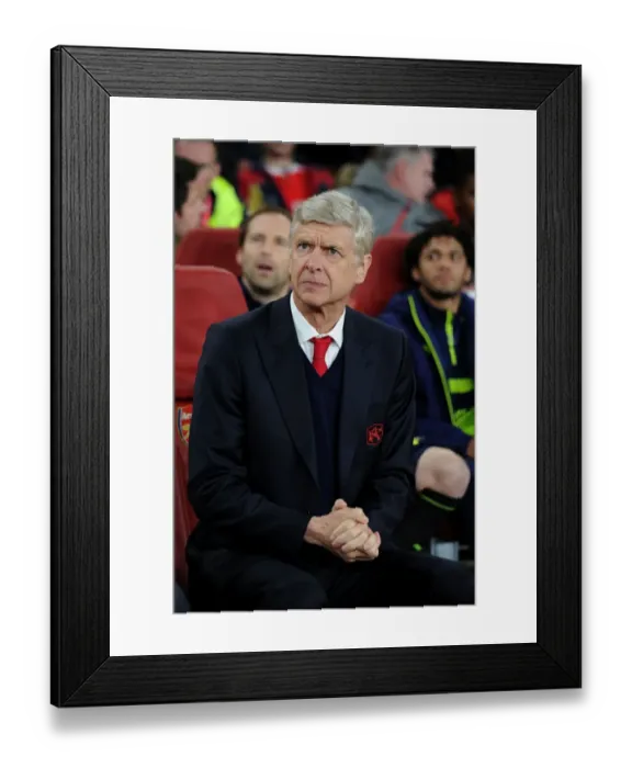 Framed Print : Arsene Wenger: Arsenal Manager Before Arsenal v Ludogorets Razgrad UEFA Champions League Match, 2016 Framed Print : Arsene Wenger: Arsenal Manager Before Arsenal v Ludogorets Razgrad UEFA Champions League Match, 2016