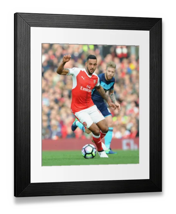 Framed Print : Theo Walcott in Action: Arsenal vs Middlesbrough, Premier League 2016-17 Framed Print : Theo Walcott in Action: Arsenal vs Middlesbrough, Premier League 2016-17