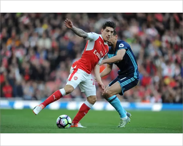 Arsenal vs Middlesbrough: Hector Bellerin Faces Off Against Gaston Ramirez in Premier League Clash (2016-17)