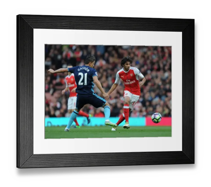 Framed Print : Arsenal vs Middlesbrough: Elneny Clashes with Ramirez in 2016-17 Premier League Showdown Framed Print : Arsenal vs Middlesbrough: Elneny Clashes with Ramirez in 2016-17 Premier League Showdown