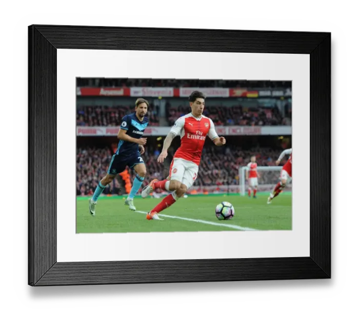 Framed Print : Hector Bellerin in Action: Arsenal vs. Middlesbrough, Premier League 2016-17 Framed Print : Hector Bellerin in Action: Arsenal vs. Middlesbrough, Premier League 2016-17