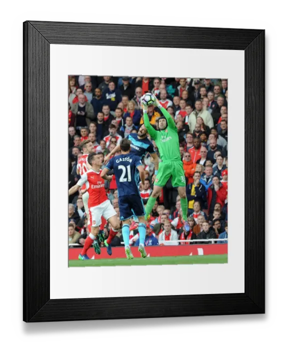 Framed Print : Petr Cech Fends Off Alvaro Negredo: Arsenal vs Middlesbrough, Premier League 2016-17 Framed Print : Petr Cech Fends Off Alvaro Negredo: Arsenal vs Middlesbrough, Premier League 2016-17