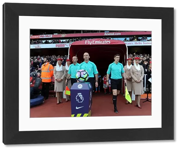 Mike Dean Readies for Arsenal vs. Middlesbrough Clash (2016-17)