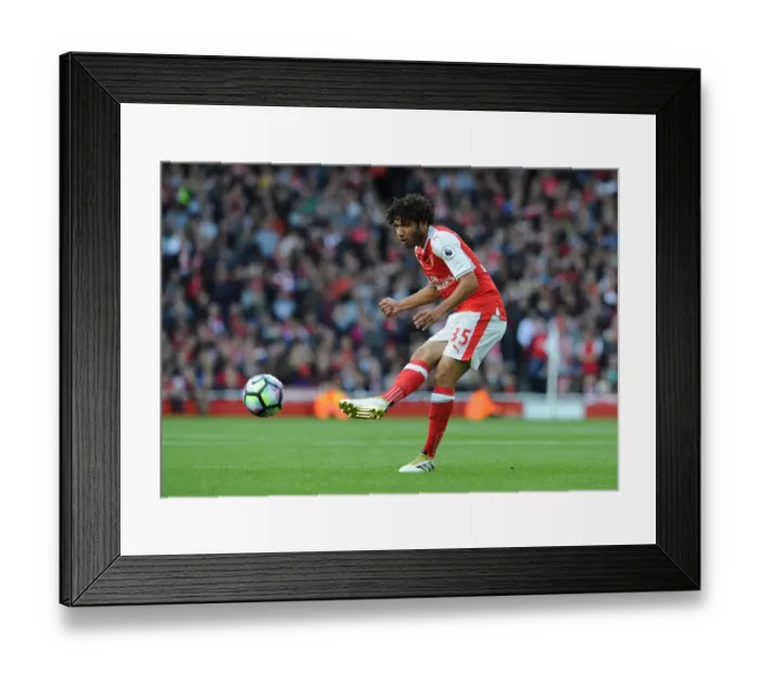 Framed Print : Mohamed Elneny: Arsenal's Midfield Maestro in Action Against Middlesbrough, Premier League 2016-17 Framed Print : Mohamed Elneny: Arsenal's Midfield Maestro in Action Against Middlesbrough, Premier League 2016-17