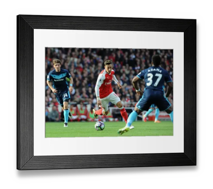 Framed Print : Mesut Ozil: In Action for Arsenal Against Middlesbrough, Premier League 2016-17 Framed Print : Mesut Ozil: In Action for Arsenal Against Middlesbrough, Premier League 2016-17