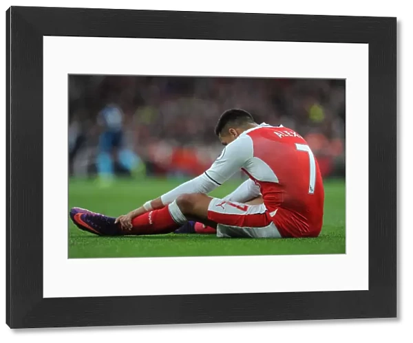 Alexis Sanchez in Action: Arsenal vs Middlesbrough, Premier League 2016-17