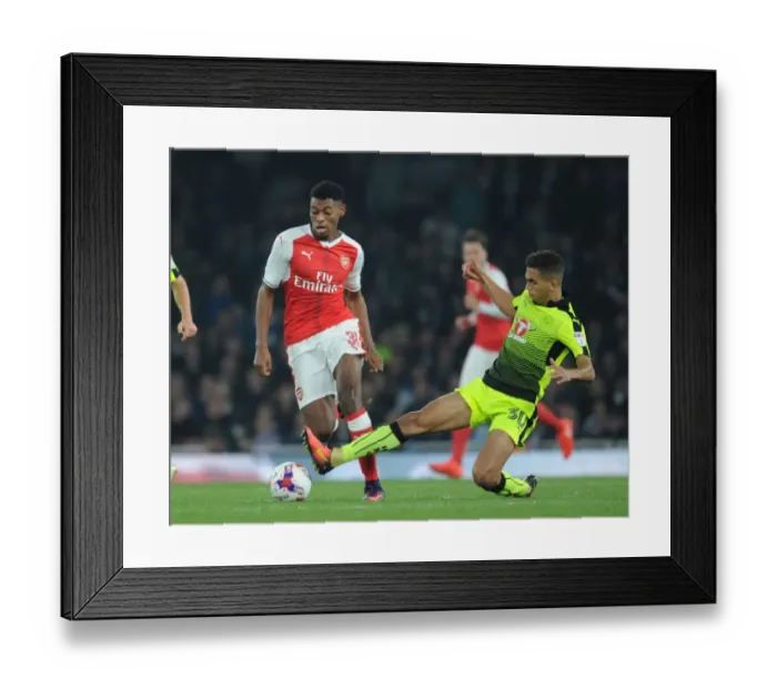 Framed Print : Arsenal vs Reading: Jeff Reine-Adelaide Clashes with Tennai Watson in EFL Cup Showdown Framed Print : Arsenal vs Reading: Jeff Reine-Adelaide Clashes with Tennai Watson in EFL Cup Showdown
