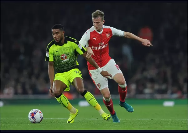 Arsenal vs. Reading: Clash between Rob Holding and Dominic McCleary in the EFL Cup