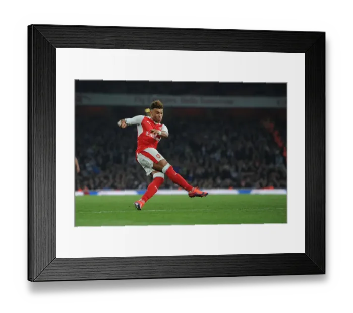Framed Print : Alex Oxlade-Chamberlain Scores Arsenal's Second Goal vs. Reading - EFL Cup 2016-17 Framed Print : Alex Oxlade-Chamberlain Scores Arsenal's Second Goal vs. Reading - EFL Cup 2016-17
