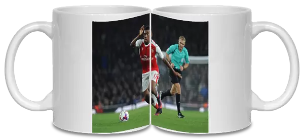 Alex Iwobi (Arsenal). Arsenal 2: 0 Reading. EFL Cup 4th Round. Emirates Stadium, 25  /  11  /  16
