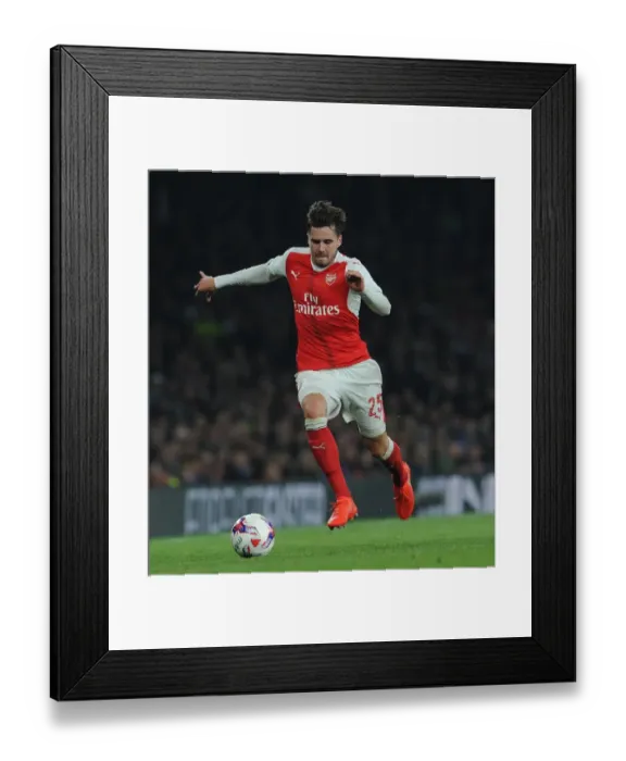 Framed Print : Arsenal's Carl Jenkinson Celebrates in Emirates Stadium after Securing a 2-0 Victory over Reading in the EFL Cup Framed Print : Arsenal's Carl Jenkinson Celebrates in Emirates Stadium after Securing a 2-0 Victory over Reading in the EFL Cup
