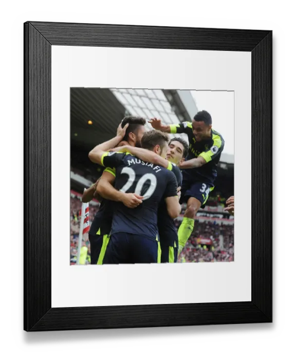 Framed Print : Arsenal's Olivier Giroud Scores Third Goal vs. Sunderland in 2016-17 Premier League Framed Print : Arsenal's Olivier Giroud Scores Third Goal vs. Sunderland in 2016-17 Premier League