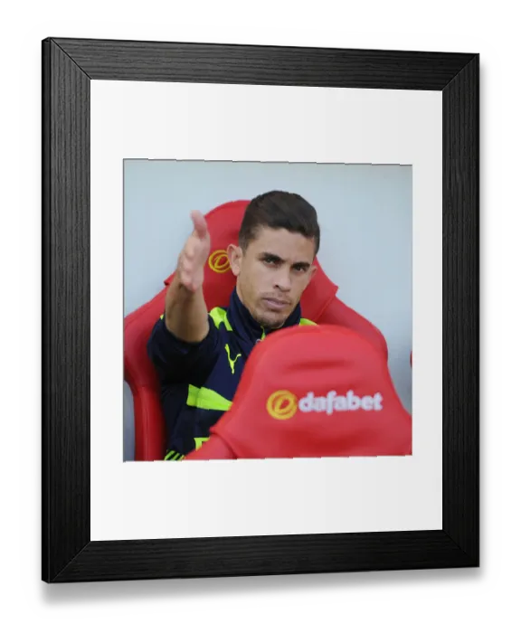 Framed Print : Gabriel Ready for Action: Sunderland vs Arsenal, Premier League 2016-17 Framed Print : Gabriel Ready for Action: Sunderland vs Arsenal, Premier League 2016-17