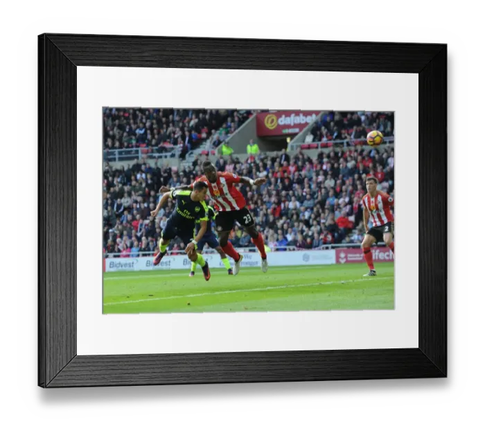 Framed Print : Alexis Sanchez Scores Dramatic Goal Past Lamine Kone in Sunderland vs. Arsenal (2016-17) Framed Print : Alexis Sanchez Scores Dramatic Goal Past Lamine Kone in Sunderland vs. Arsenal (2016-17)