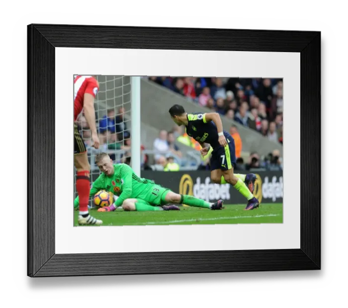 Framed Print : Alexis Sanchez Scores Double: Arsenal's Dominance Over Sunderland in 2016-17 Premier League Framed Print : Alexis Sanchez Scores Double: Arsenal's Dominance Over Sunderland in 2016-17 Premier League