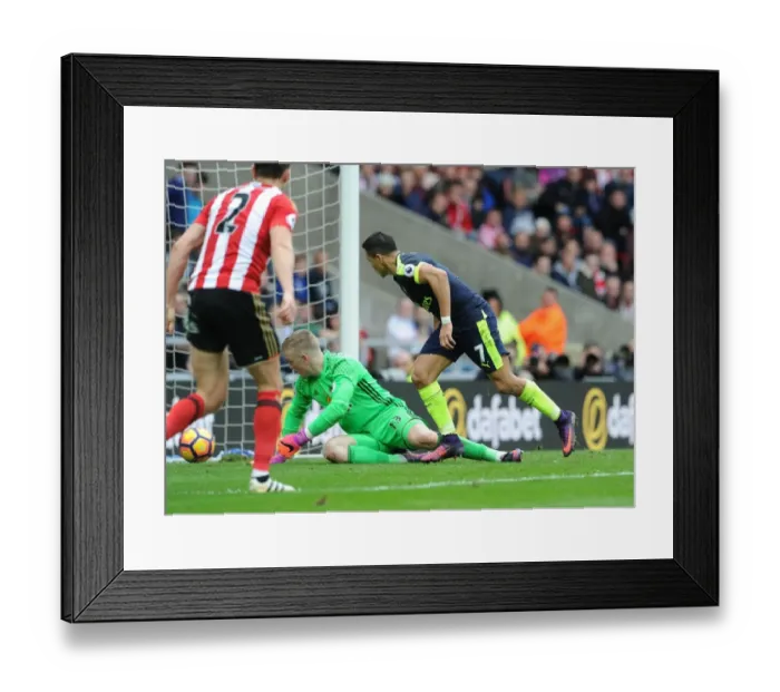 Framed Print : Alexis Sanchez's Double Strike: Arsenal's Triumph over Sunderland in the 2016-17 Premier League Framed Print : Alexis Sanchez's Double Strike: Arsenal's Triumph over Sunderland in the 2016-17 Premier League