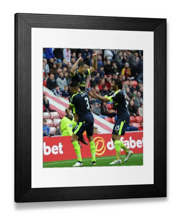 Framed Print : Sanchez's Brace: Arsenal's Victory Over Sunderland (2016-17)