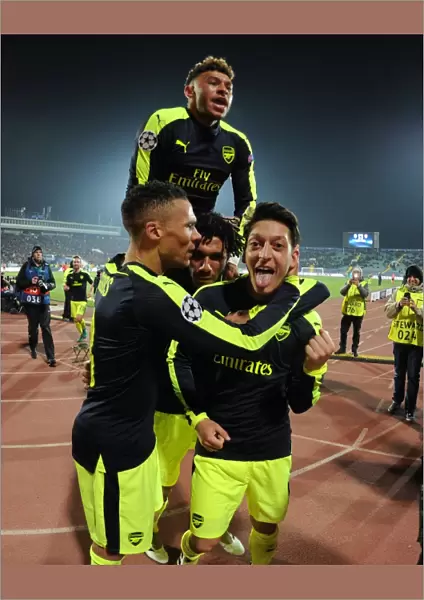 Mesut Ozil's Hat-Trick: Arsenal's Thrilling Victory Over Ludogorets Razgrad in the 2016-17 UEFA Champions League