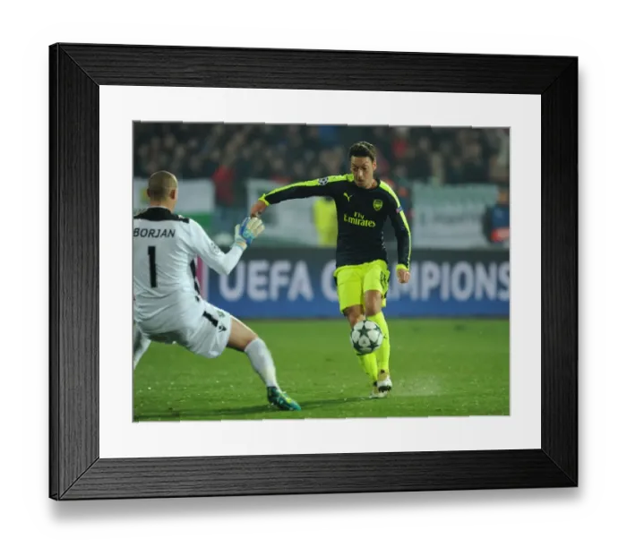 Framed Print : Mesut Ozil's Thrilling Third Goal: Arsenal's Triumph over Ludogorets Razgrad in the UEFA Champions League (November 2016) Framed Print : Mesut Ozil's Thrilling Third Goal: Arsenal's Triumph over Ludogorets Razgrad in the UEFA Champions League (November 2016)