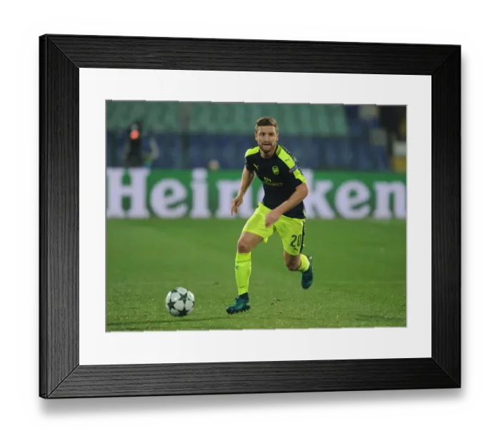 Framed Print : Arsenal's Mustafi Faces Ludogorets in 2016-17 Champions League Clash Framed Print : Arsenal's Mustafi Faces Ludogorets in 2016-17 Champions League Clash