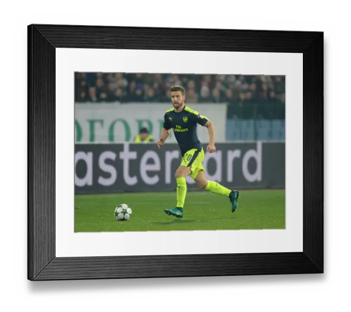 Framed Print : Arsenal's Mustafi Faces Ludogorets in Champions League Showdown
