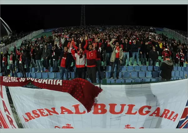 Arsenal Fans Gather Before PFC Ludogorets Razgrad vs Arsenal FC, UEFA Champions League, Sofia, Bulgaria (2016)
