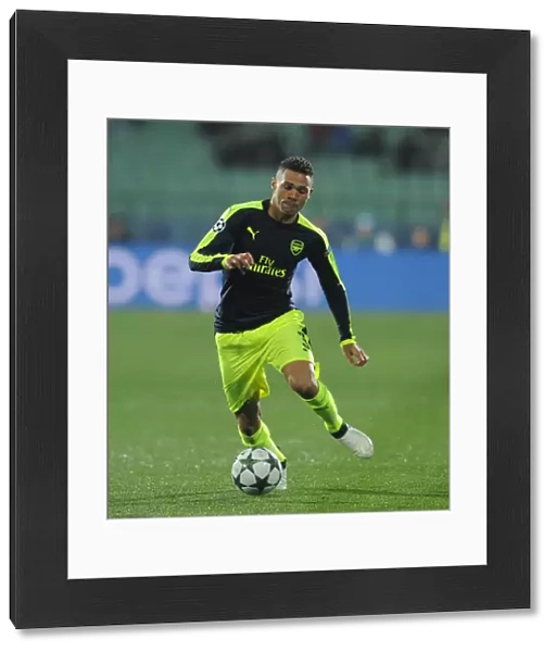 Kieran Gibbs in Action: Arsenal vs Ludogorets Razgrad, UEFA Champions League 2016