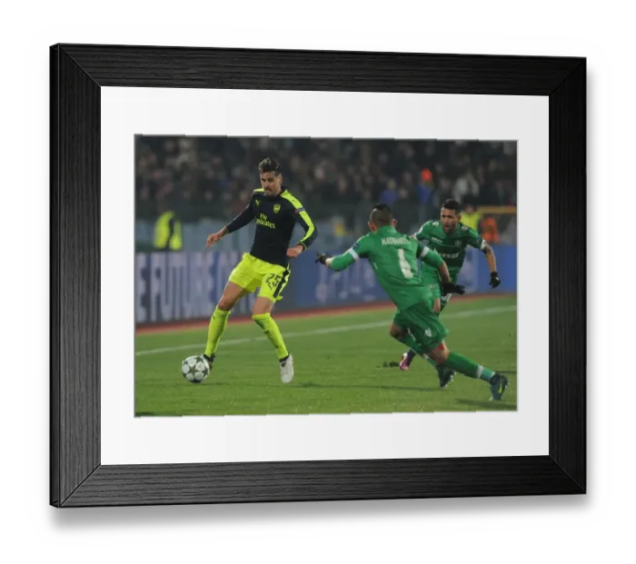 Framed Print : Clash in Sofia: Jenkinson vs. Natanael - Arsenal vs. Ludogorets, UEFA Champions League Framed Print : Clash in Sofia: Jenkinson vs. Natanael - Arsenal vs. Ludogorets, UEFA Champions League