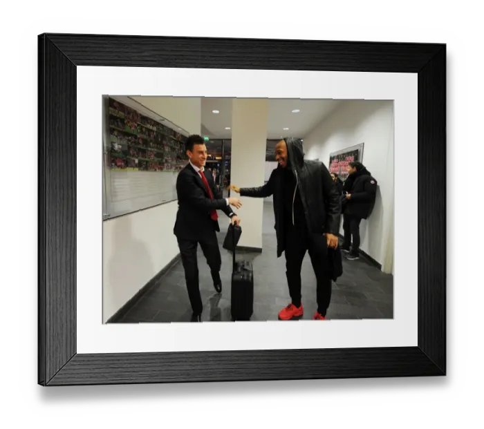 Framed Print : Arsenal vs. Tottenham: Koscielny and Henry Reunited at Emirates Stadium (2016-17) Framed Print : Arsenal vs. Tottenham: Koscielny and Henry Reunited at Emirates Stadium (2016-17)