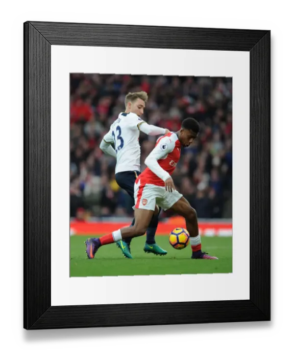 Framed Print : Arsenal vs. Tottenham: Iwobi vs. Eriksen - Premier League Rivalry Framed Print : Arsenal vs. Tottenham: Iwobi vs. Eriksen - Premier League Rivalry