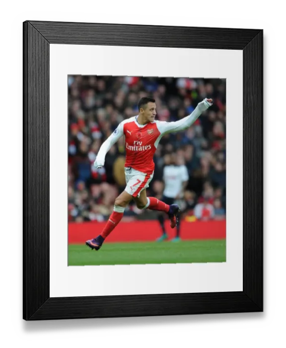 Framed Print : Arsenal vs. Tottenham: The Intense Rivalry in the 2016-17 Premier League