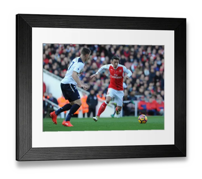 Framed Print : Arsenal vs. Tottenham: Mesut Ozil at Emirates Stadium (Premier League 2016-17)