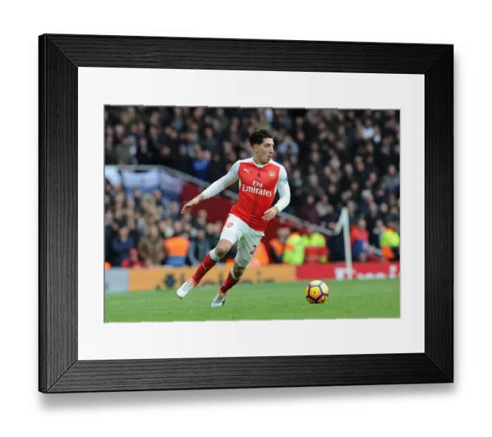 Framed Print : Arsenal's Bellerin Shines: Arsenal vs. Tottenham (Premier League 2016-17)