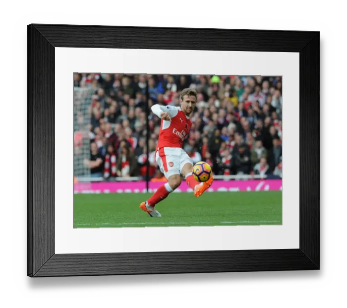Framed Print : Monreal in Action: Arsenal vs. Tottenham (2016-17) - Emirates Stadium Showdown Framed Print : Monreal in Action: Arsenal vs. Tottenham (2016-17) - Emirates Stadium Showdown