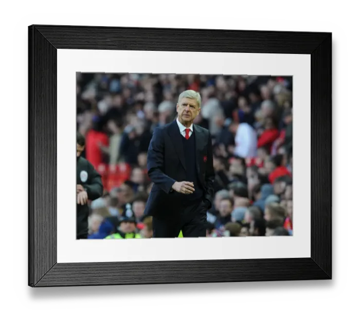 Framed Print : Clash of the Titans: Wenger at Old Trafford - Manchester United vs. Arsenal, Premier League 2016-17