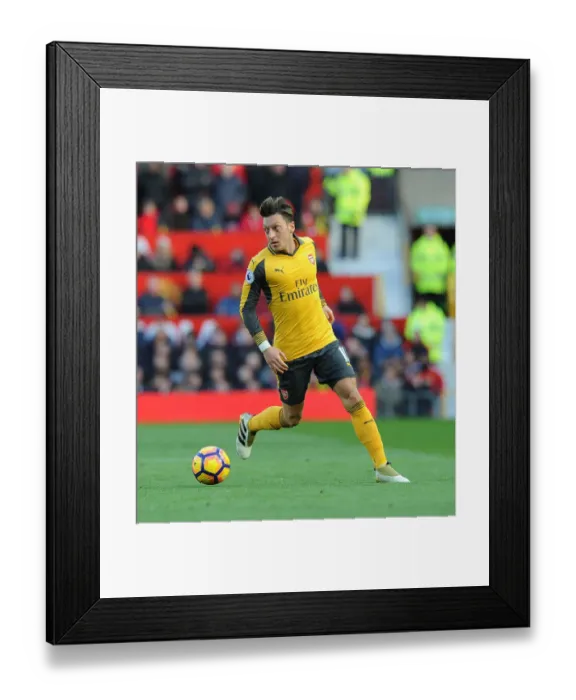 Framed Print : Mesut Ozil at Old Trafford: Manchester United vs. Arsenal, Premier League 2016-17 Framed Print : Mesut Ozil at Old Trafford: Manchester United vs. Arsenal, Premier League 2016-17