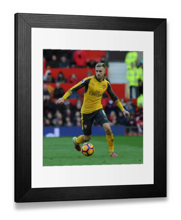 Framed Print : Ramsey at Old Trafford: Arsenal vs. Manchester United, Premier League 2016-17